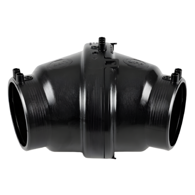 كوع/وصلة جيميني 45 درجة UPP - 75×63 مم - جدار مزدوج