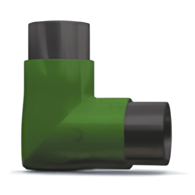 كوع 90 درجة KPS - ثانوي الجدار - 125/110 مم