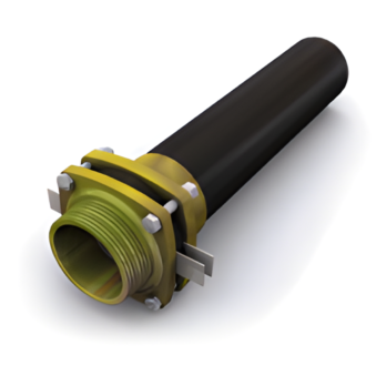 KPS 2 ذكر فلنجة مع طويل برونز كونكتر "KP C16-63ML