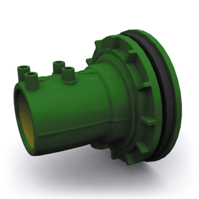 وصلة إحكام KPS طويلة مع مخفض ومنفذ اختبار - 75/63 مم