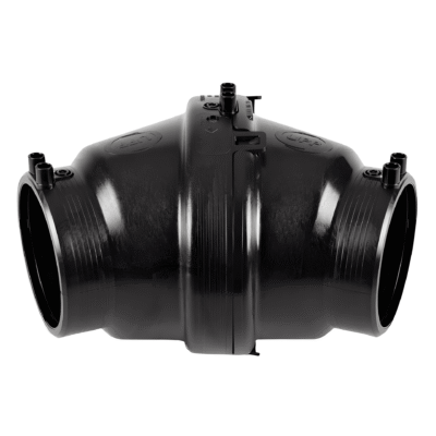 كوع/وصلة جيميني 45 درجة UPP - 125×110 مم - جدار مزدوج